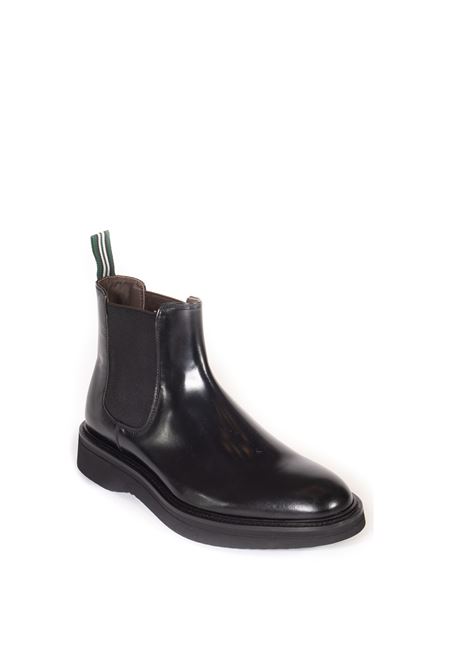 beatles in pelle nero GREEN GEORGE | 5079POLISHED-NERO